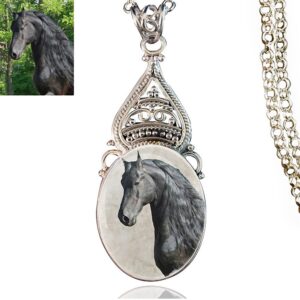 Sterling Silver Photo Keepsake Necklace #501