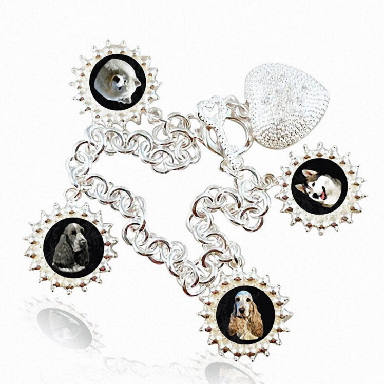 Sterling Silver Photo Charm Bracelet