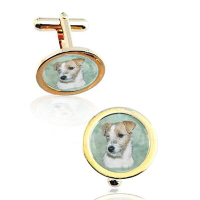 Men's Photo Cuff Links, Gold Plated