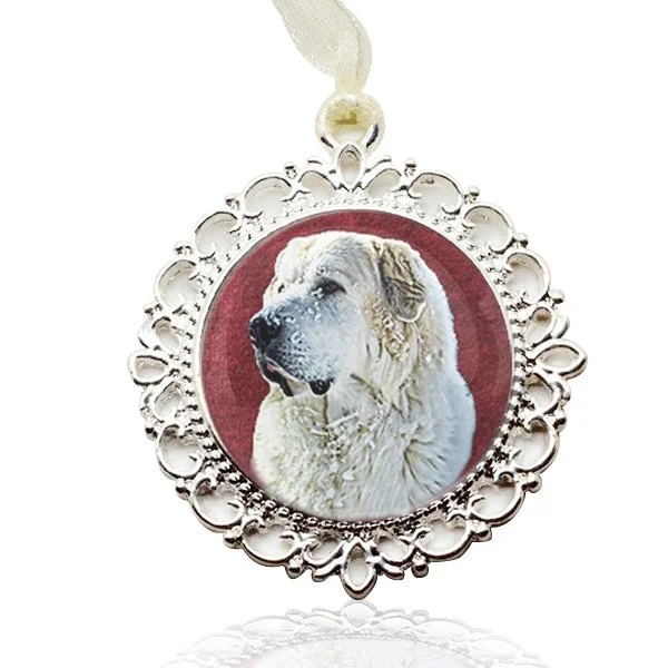 Photo Keepsake Filagree Christmas Ornament