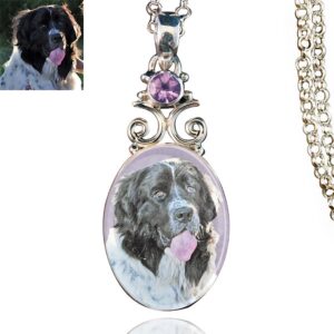 New Bloom Sterling Silver Memory Necklace, Amethyst