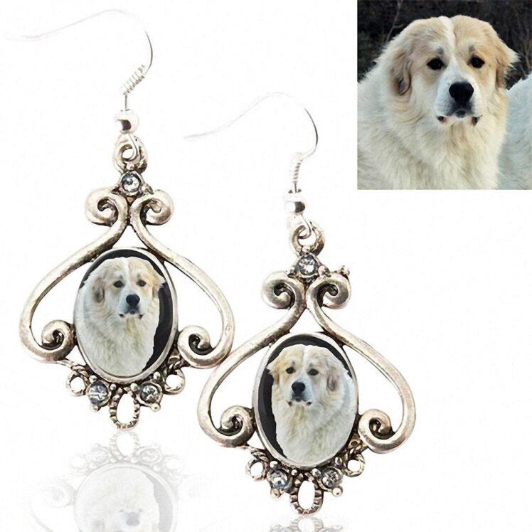 Photo Keepsake Antique Style Earrings