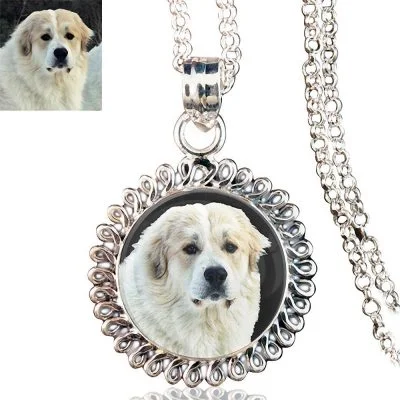 Sunshine Sterling Silver Photo Keepsake Necklace