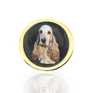 Gold Photo Lapel Pin