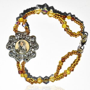 Amber Ice Photo Keepsake Bracelet