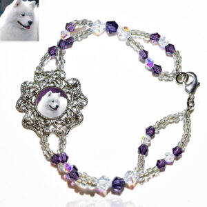 Amethyst Ice Photo Keepsake Bracelet