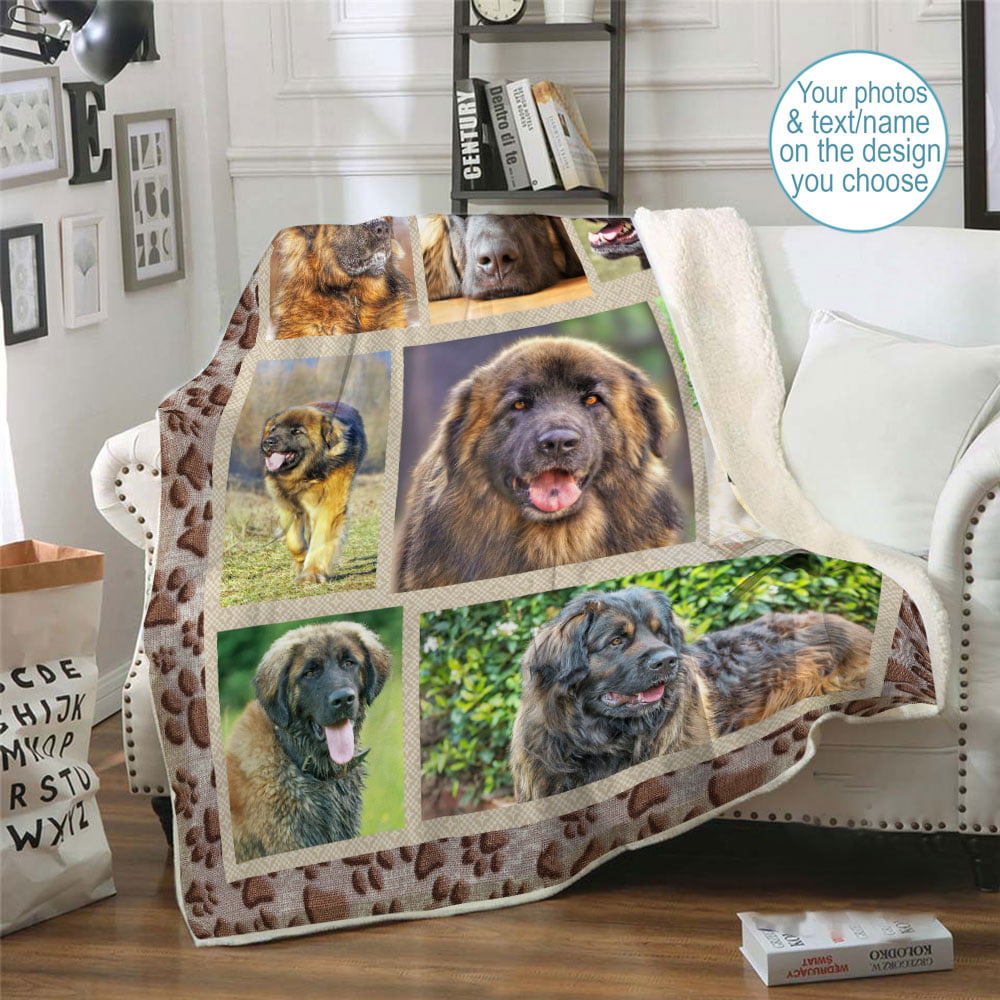 Paw Prints Photo Blanket Cherished Photo Keepsakes