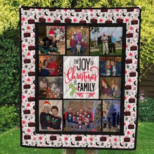 Retro Holiday Christmas Presents Photo Quilt