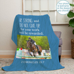 Inspirational Photo Quilt, Your Text, Many Colors