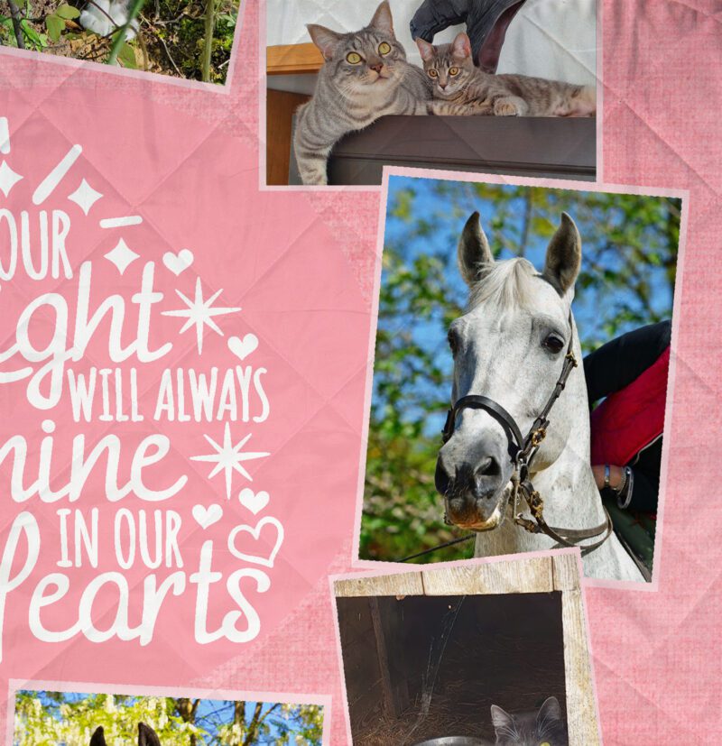 Pink Photo Quilt Wall Hanging - Image 3