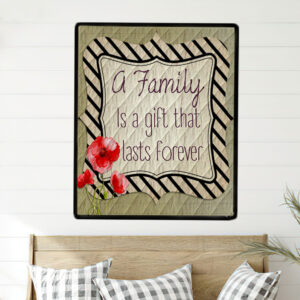 Family Gift Quilt Wall Hanging