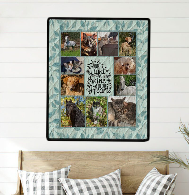 Foliage Photo Quilt Wall Hanging