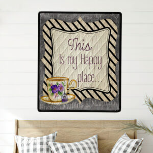 Happy Place Quilt Wall Hanging