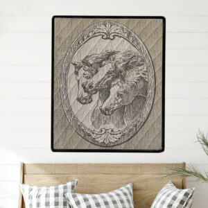 Equestrian Quilt Wall Hanging