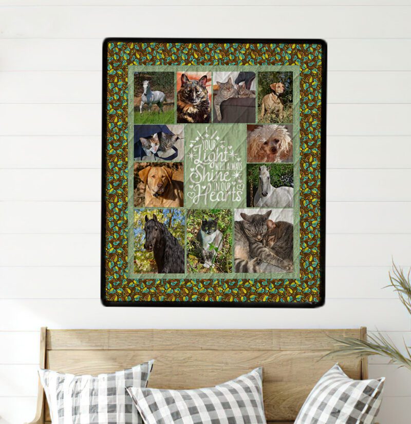 Leaves Photo Quilt Wall Hanging - Image 3