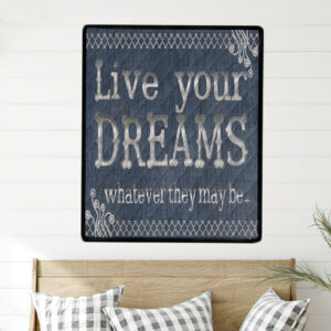 Live Your Dreams Quilt Wall Hanging