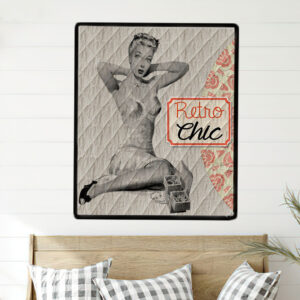 Retro Chic Quilt Wall Hanging