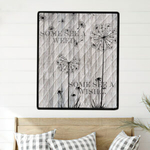 Some See a Weed… Quilt Wall Hanging