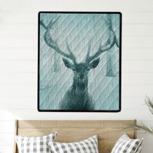Stag Deer Quilt Wall Hanging