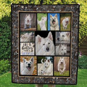 Dog Word Art Photo Quilt