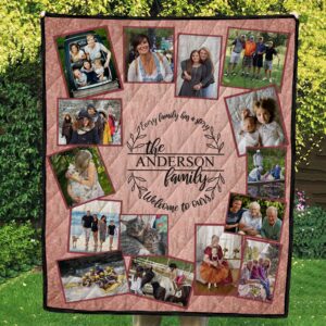 Dusty Pink Photo Quilt