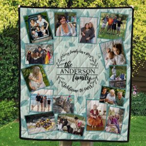 Green Leaves Photo Quilt