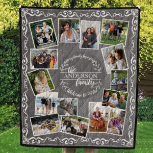 Vintage Grey Photo Quilt