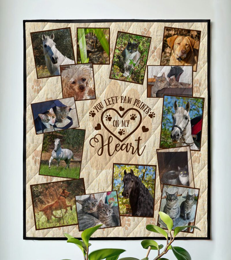 Paw Print Photo Quilt