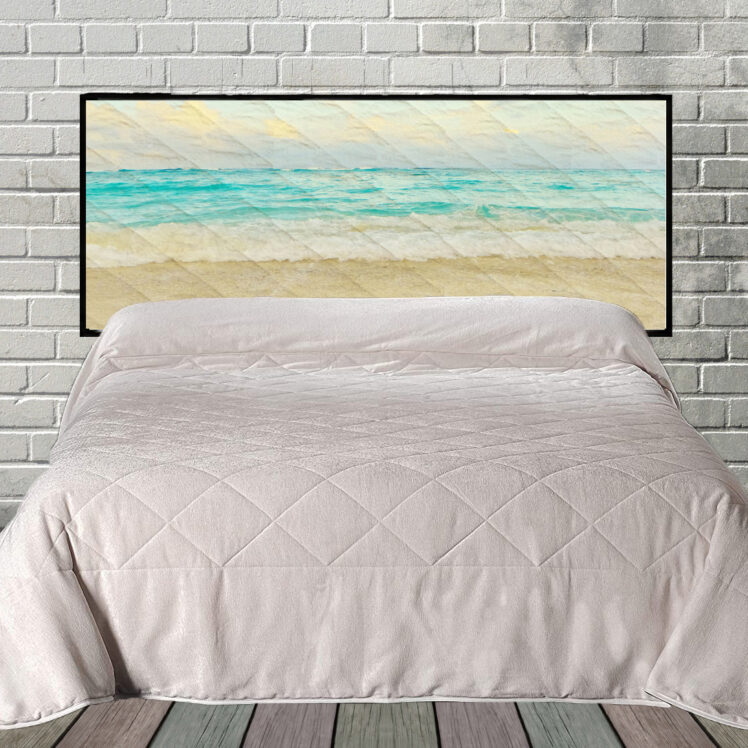 Seaside Hanging Fabric Quilted Headboard