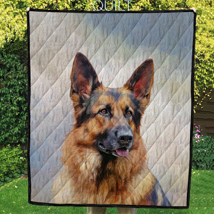 german shepherd quilt