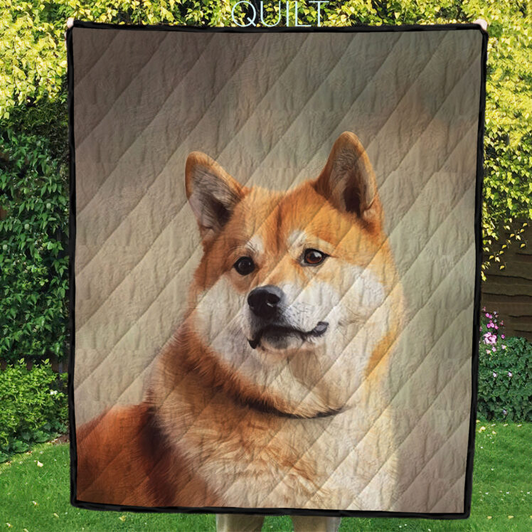 Shiba Inu quilt